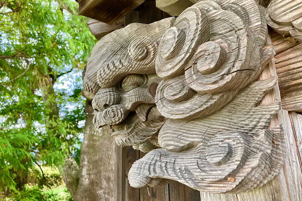 飯豊町黒沢の熊野神社奥の院