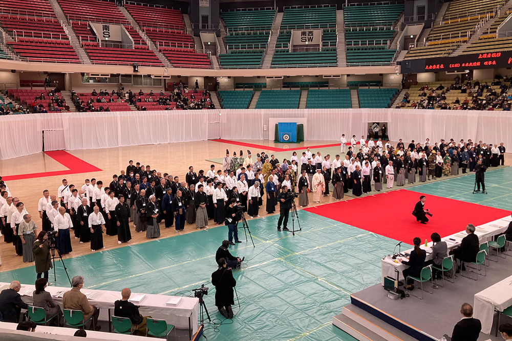 日本古武道演舞大会開会式