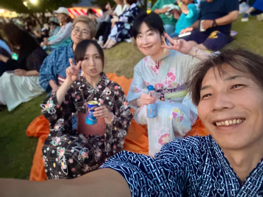 上杉神社米沢納涼水上花火大会