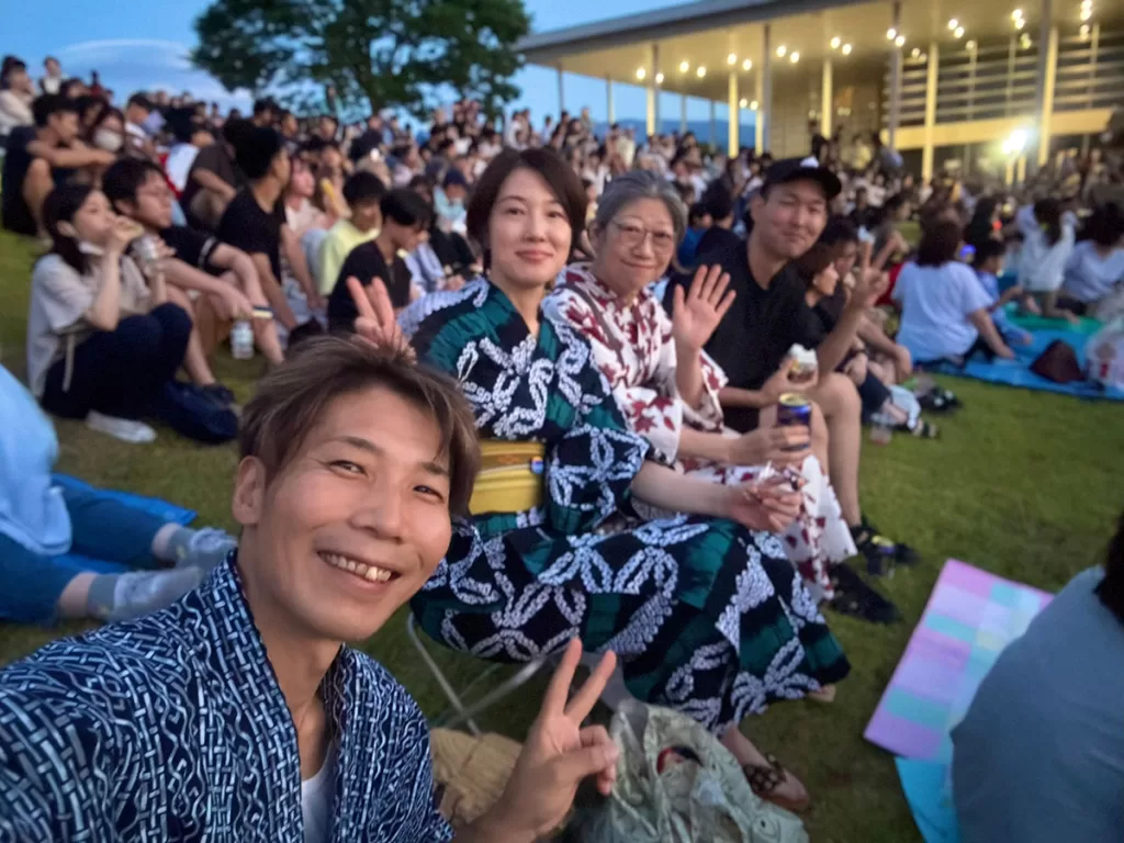 上杉神社米沢納涼水上花火大会